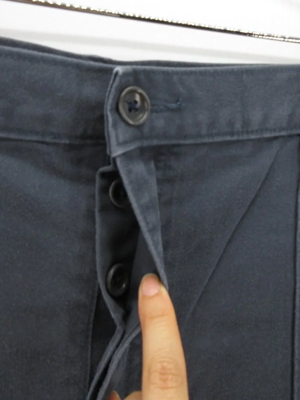 VGT Banana Republic Pants 40X32 Navy Field Baggy Utility Button Fly NEW